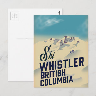 Carte Postale Whistler, Vancouver (Colombie-Britannique) affiche