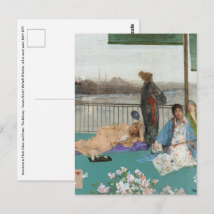 Carte Postale Whistler - Variations de couleur chair et de vert
