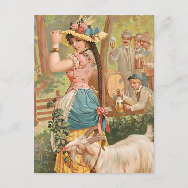Carte Postale White Bock (1889) par Henry Jerome Schile (Devant)