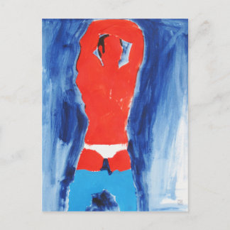 Carte postale White Briefs Blue Jeans