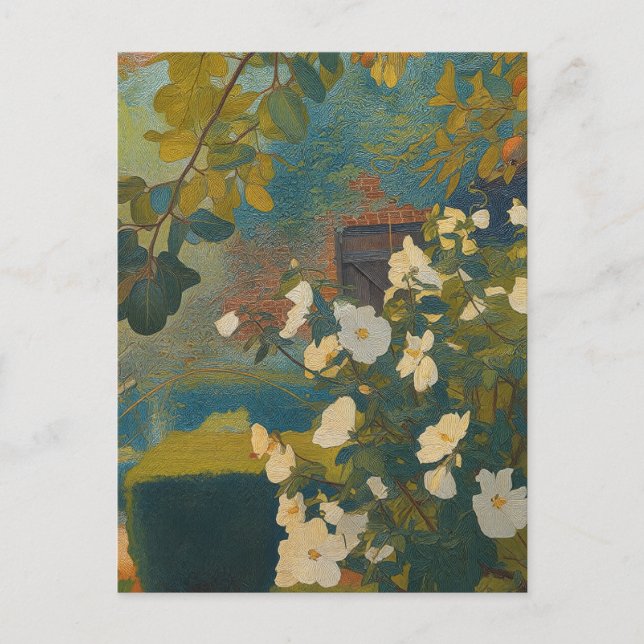 Carte Postale White Garden (Devant)