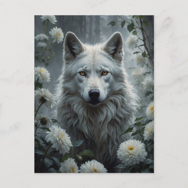Carte Postale White Wolf (Devant)