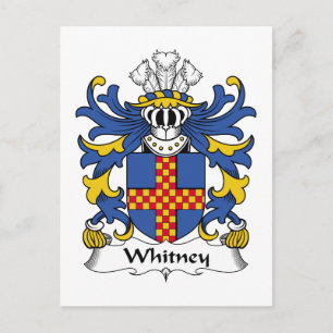 Carte Postale Whitney Family Crest