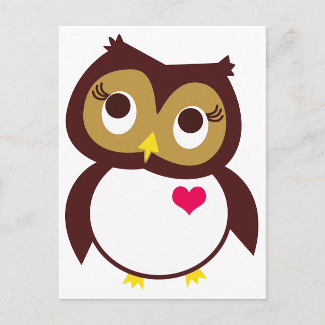 Carte Postale Whoo vous aime (Devant)