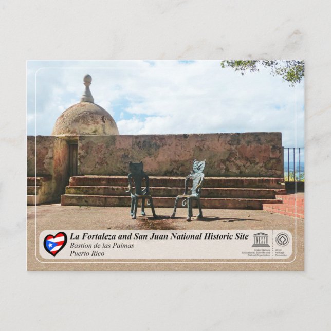 Carte Postale WHS UNESCO - Bastion de las Palmas (Devant)