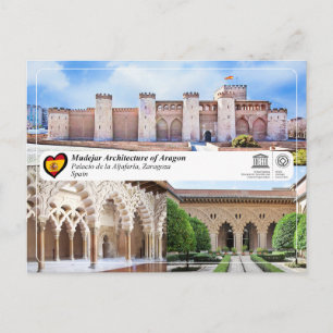 Carte Postale WHS UNESCO - Palacio de la Aljafería