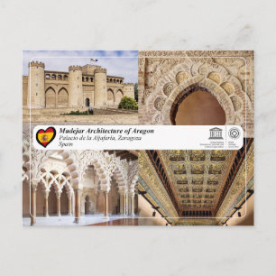 Carte Postale WHS UNESCO - Palacio de la Aljafería