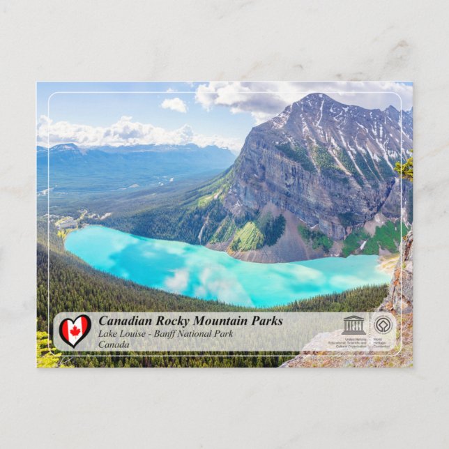 Carte Postale WHS UNESCO - Parc national Banff (Devant)