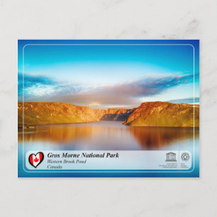 Carte Postale WHS UNESCO - Parc national du Gros Morne