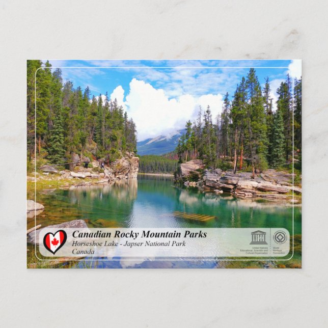 Carte Postale WHS UNESCO - Parc national du Jasper (Devant)