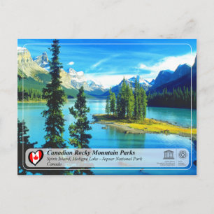 Carte Postale WHS UNESCO - Parc national du Jasper