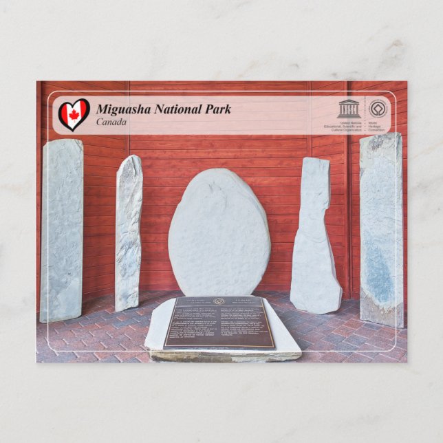 Carte Postale WHS UNESCO - Parc national Miguasha (Devant)