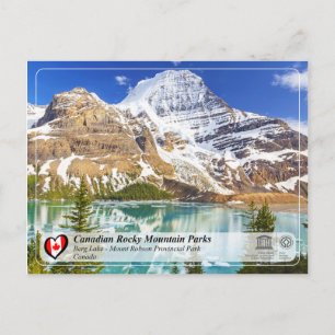 Carte Postale WHS UNESCO - Parc provincial Mount Robson