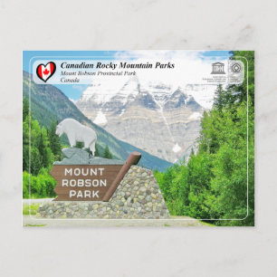 Carte Postale WHS UNESCO - Parc provincial Mount Robson