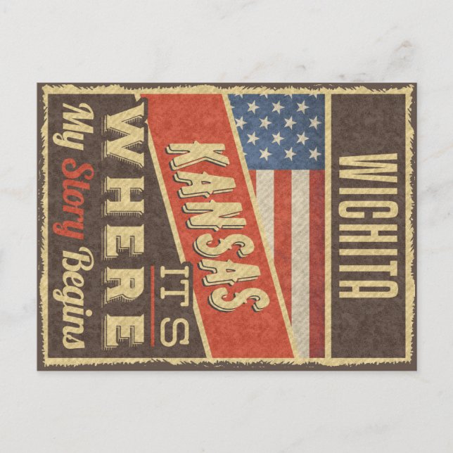 Carte Postale Wichita Kansas (Devant)