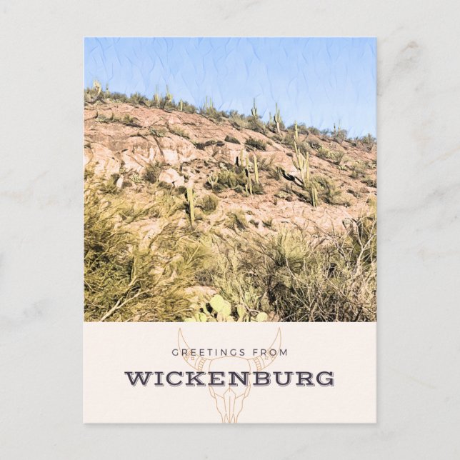 Carte postale Wickenburg Peint (Devant)