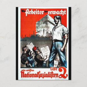 Carte Postale Wie Arbeiter Find Erwacht