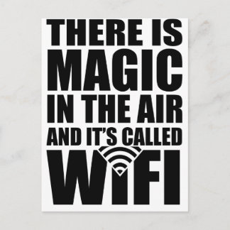 Carte Postale Wifi magique