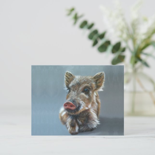 Carte Postale Wild piggy Postcard (Debout devant)
