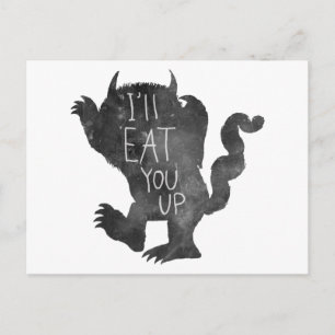 Carte Postale Wild Thing   Je vais vous manger