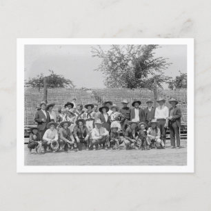 Carte Postale Wild West Performers, 29/5/1923