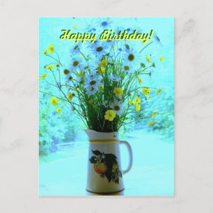 Carte Postale Wildflowers Thinking of You