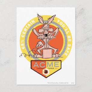 Carte Postale WILE E. COYOTE™ Acme - 68% Certains que vous serez