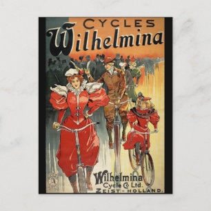Carte Postale Wilhelmina Cycle & Co. Ltd. Zeist-Holland