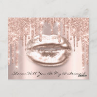 Will Bridesmaid Rose Parties scintillant Drips Spa