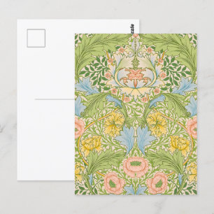 Carte Postale Willam Morris Myrtle Garden Floral Classic