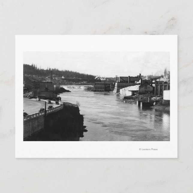 Carte Postale Willamette Falls and Paper Mills Oregon City (Devant)