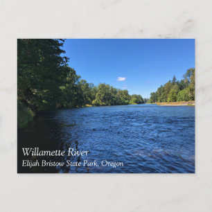 Carte Postale Willamette River, Elijah Bristow State Park OU Po