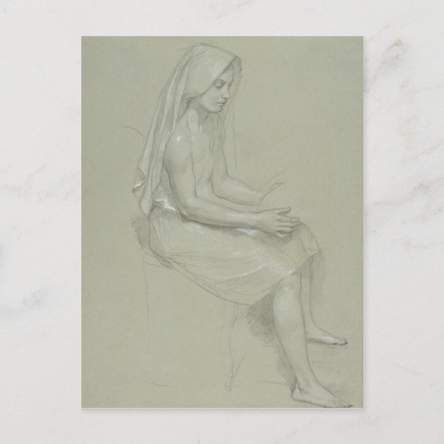 Carte Postale William-Adolphe Bouguereau (1825-1905) - Étude de  (Devant)