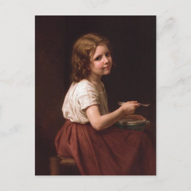 Carte Postale William-Adolphe Bouguereau (1825-1905) - Soupe (18 (Devant)