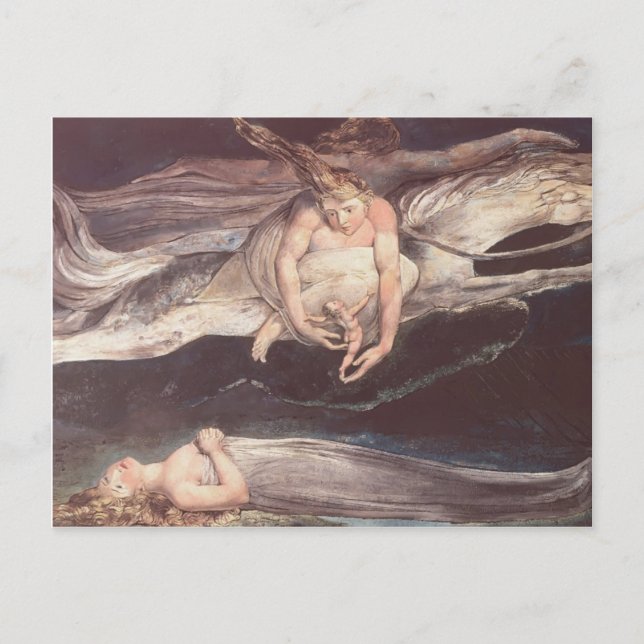 Carte Postale William Blake-Illustration de la Divine Comédie de (Devant)