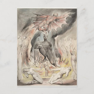 Carte Postale William Blake : Illustration La Nativité de Christ