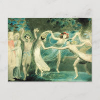 William Blake Midsummer Night's Dream Postcard