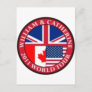 Carte Postale William et Catherine