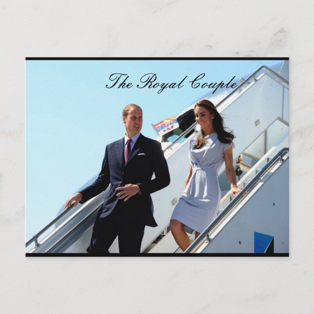 Carte Postale William et Kate USA (Devant)