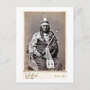 Carte Postale William Gilbert Gaul Amérindien
