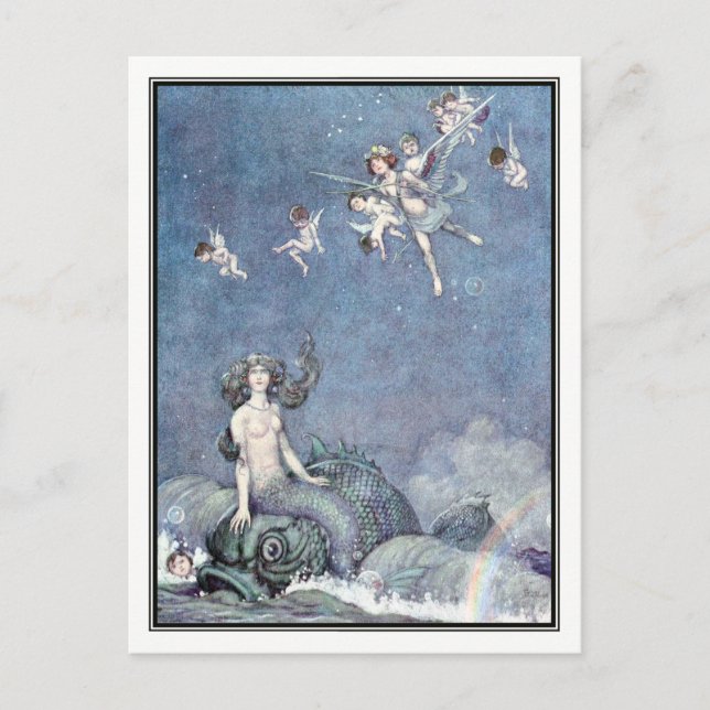 Carte Postale William Heath Robinson - Le rêve d'une nuit d'été (Devant)