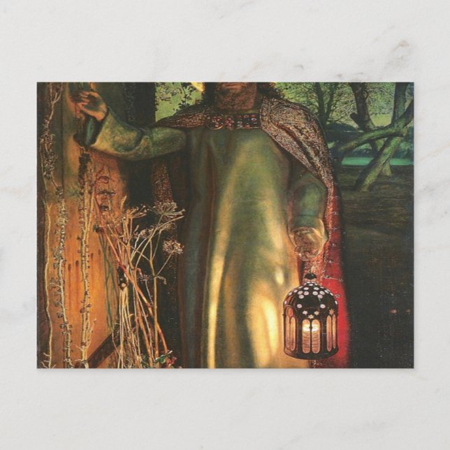 Carte Postale William Holman Hunt La Lumière Du Monde (Devant)