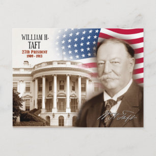 Carte Postale William Howard Taft - 27e président des États-Unis