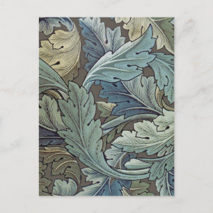 Carte Postale William Morris Acanthus Sage Fleur Floral Botaniqu