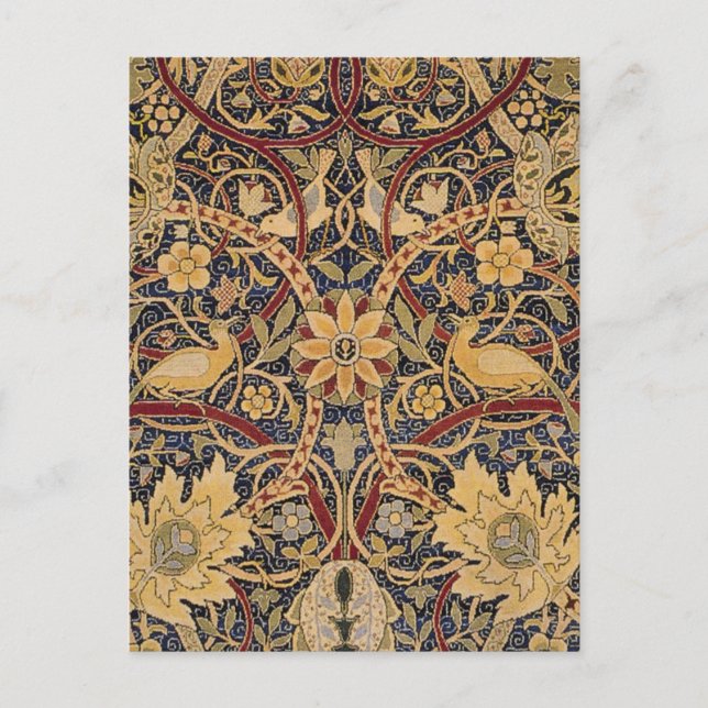 Carte Postale William Morris Bullerswood Tapisserie Faux (Devant)