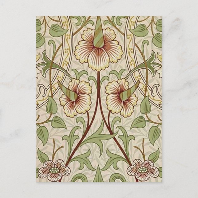 Carte Postale William Morris Daffodil Fond d'écran classique (Devant)