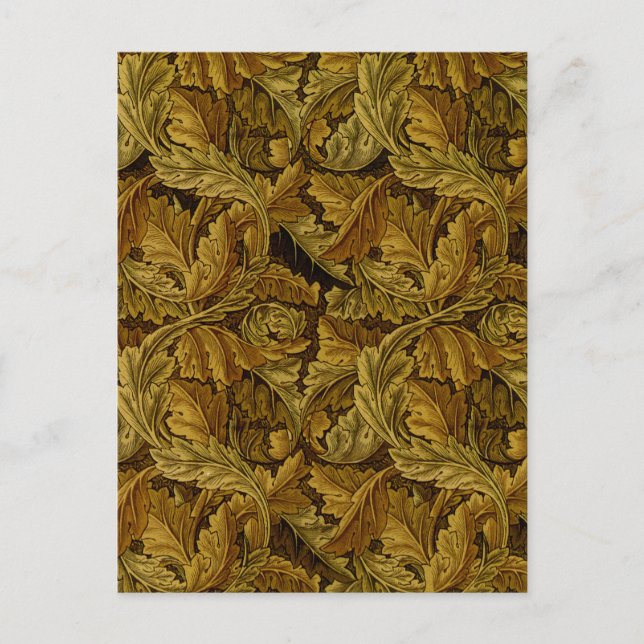 Carte Postale William Morris Fine Fond d'écran Floral Motif (Devant)