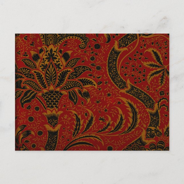Carte Postale William Morris - Inde (Devant)