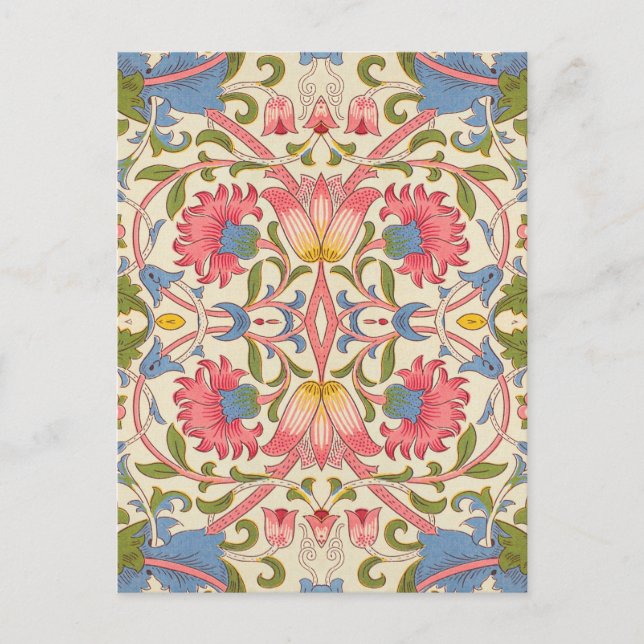 Carte Postale William Morris Lodden Spring Wallpaper Art (Devant)