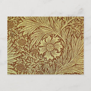 Carte Postale William Morris Marigold Motif de fleurs antiques